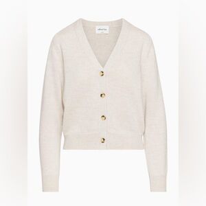 Wilfred Beige Button-Up Cardigan